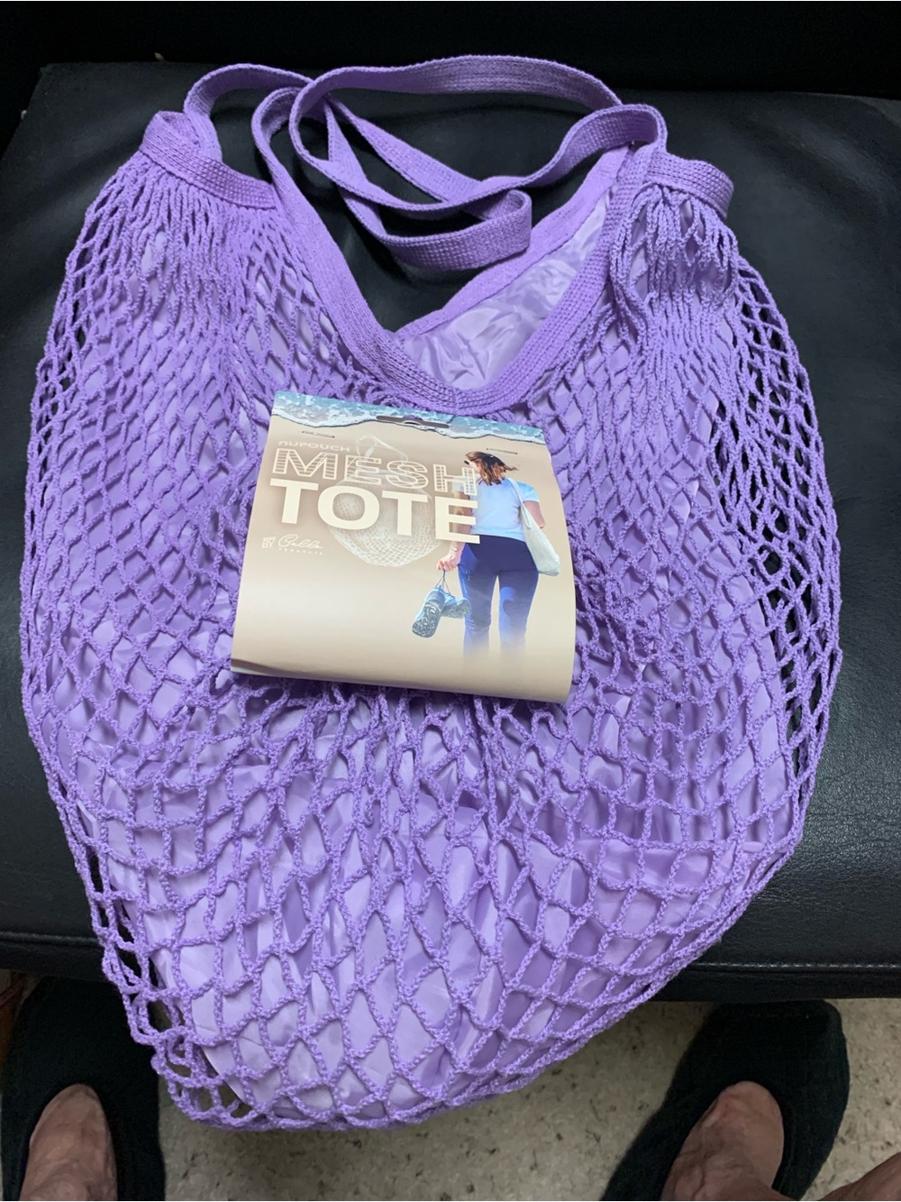 Lavender Mesh Tote Bag - Nupouch